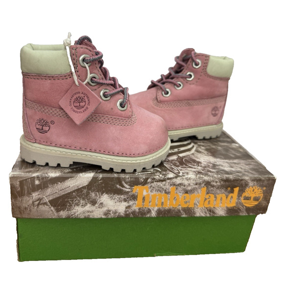Timberland Boots Pink Size 2.5 Toddler Girls Toddling Boot - Picture 7 of 10